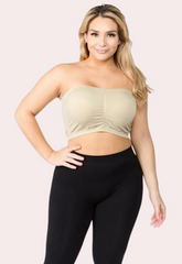 2er-Pack sexy Tube-Bandeau-BH-Tops für Damen