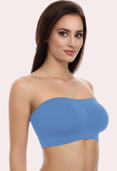 2 Tube-Bandeau-BH-Tops für modebewusste Damen