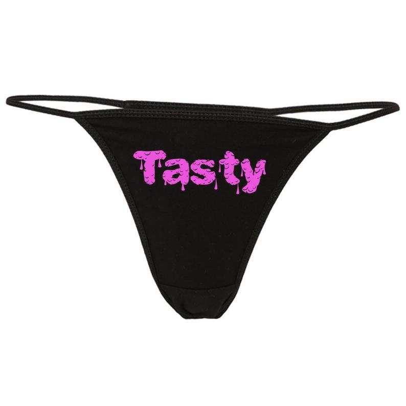 Lecker bedruckter G-String-Tanga